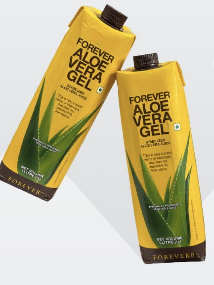 Forever Aloe Vera gel 1L Pack Of 2 : Amazon.in: Health & Personal Care